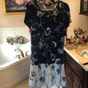 Ivanka Trump  Ruffle Dress